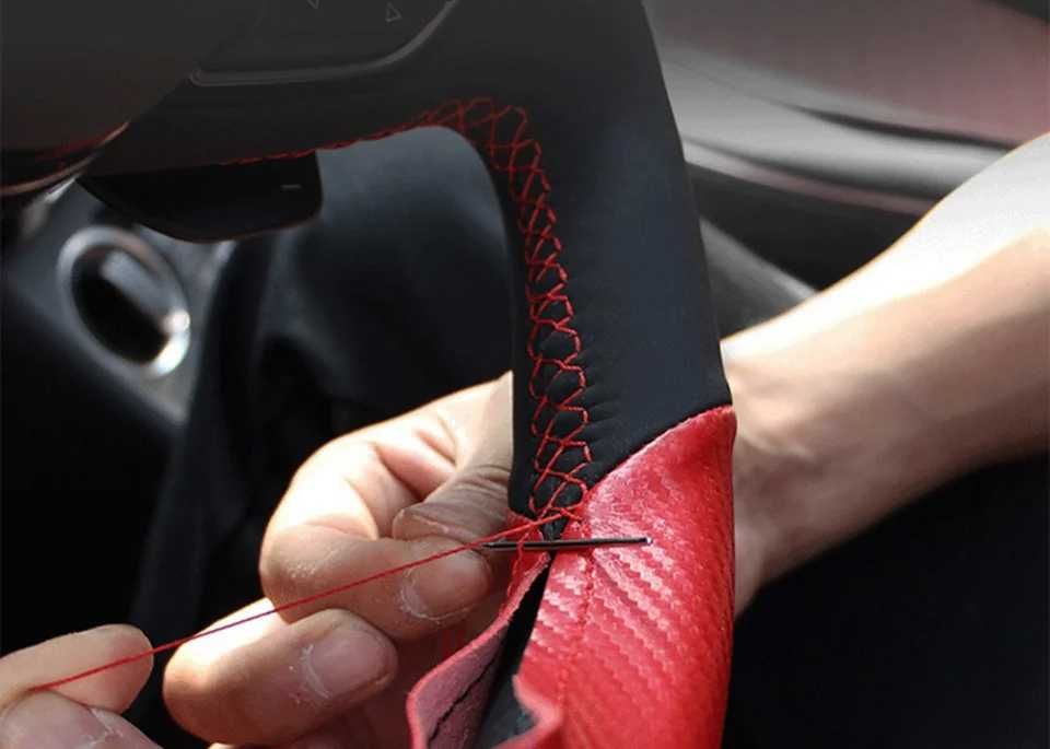 Кожаная оплетка DIY,  Kia K5 Optima 2018-2019, Sportage 3 2019