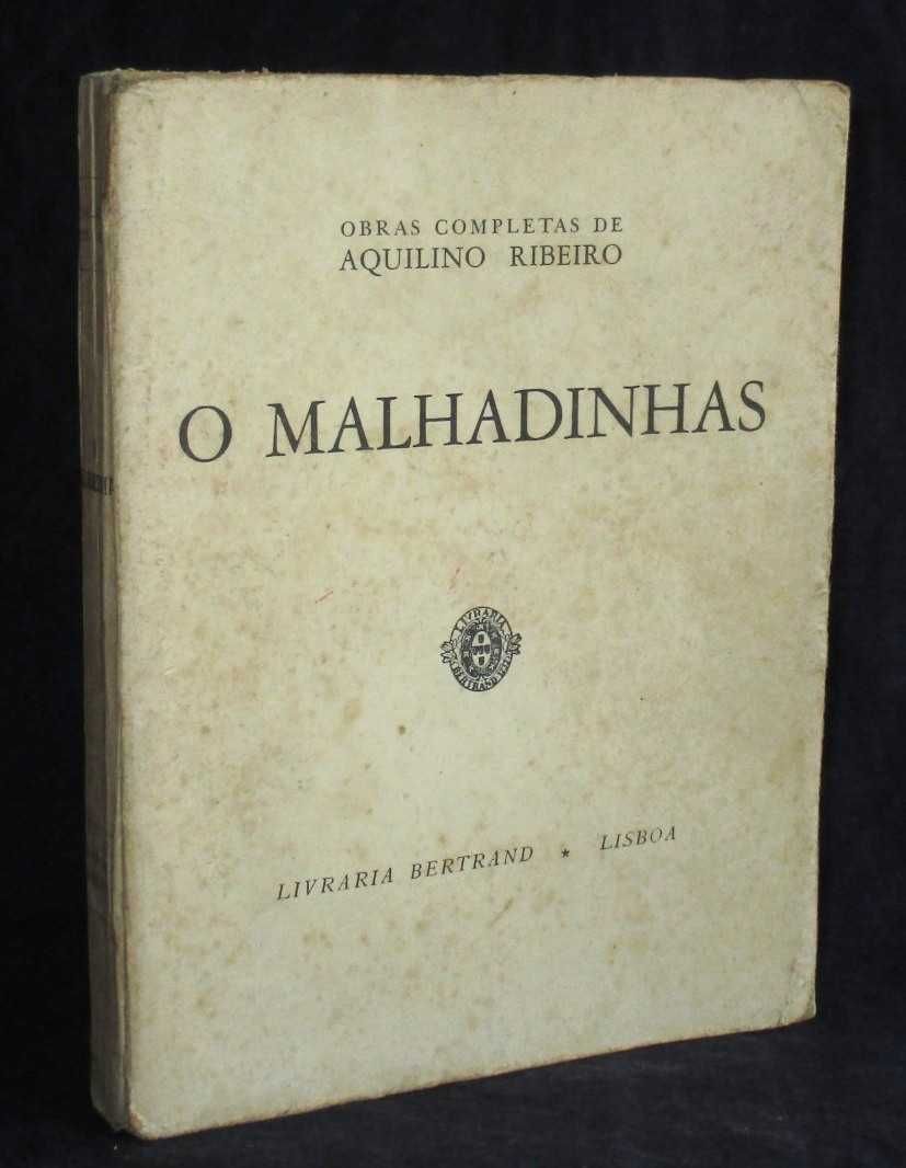 Livro O Malhadinhas Mina de Diamantes Aquilino Ribeiro 1ª edição 1958