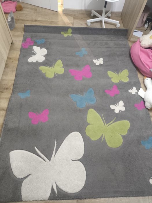 Dywan Motyle 160 x 230 Dla dziecka dziewczynki