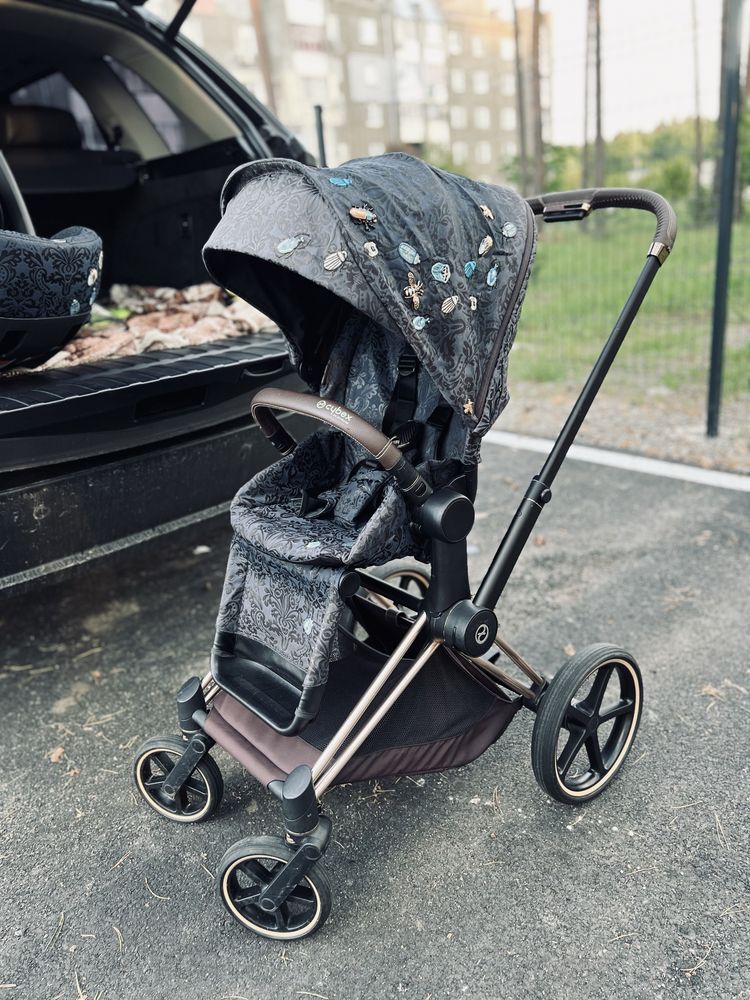 Продам Cybex Priam 4.0 3 в 1 Jewels of Nature, шасі Rose Gold