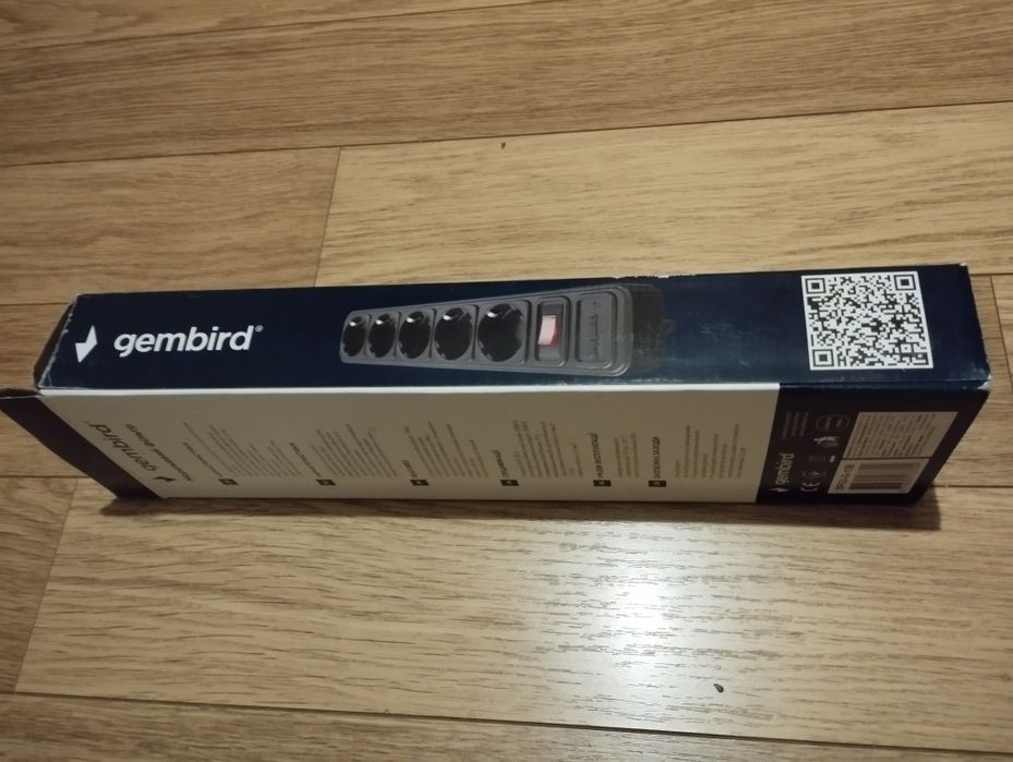 Сетевой удлинитель Gembird 4.5 м кабель 5 розеток SPG5-G-15B-PRO