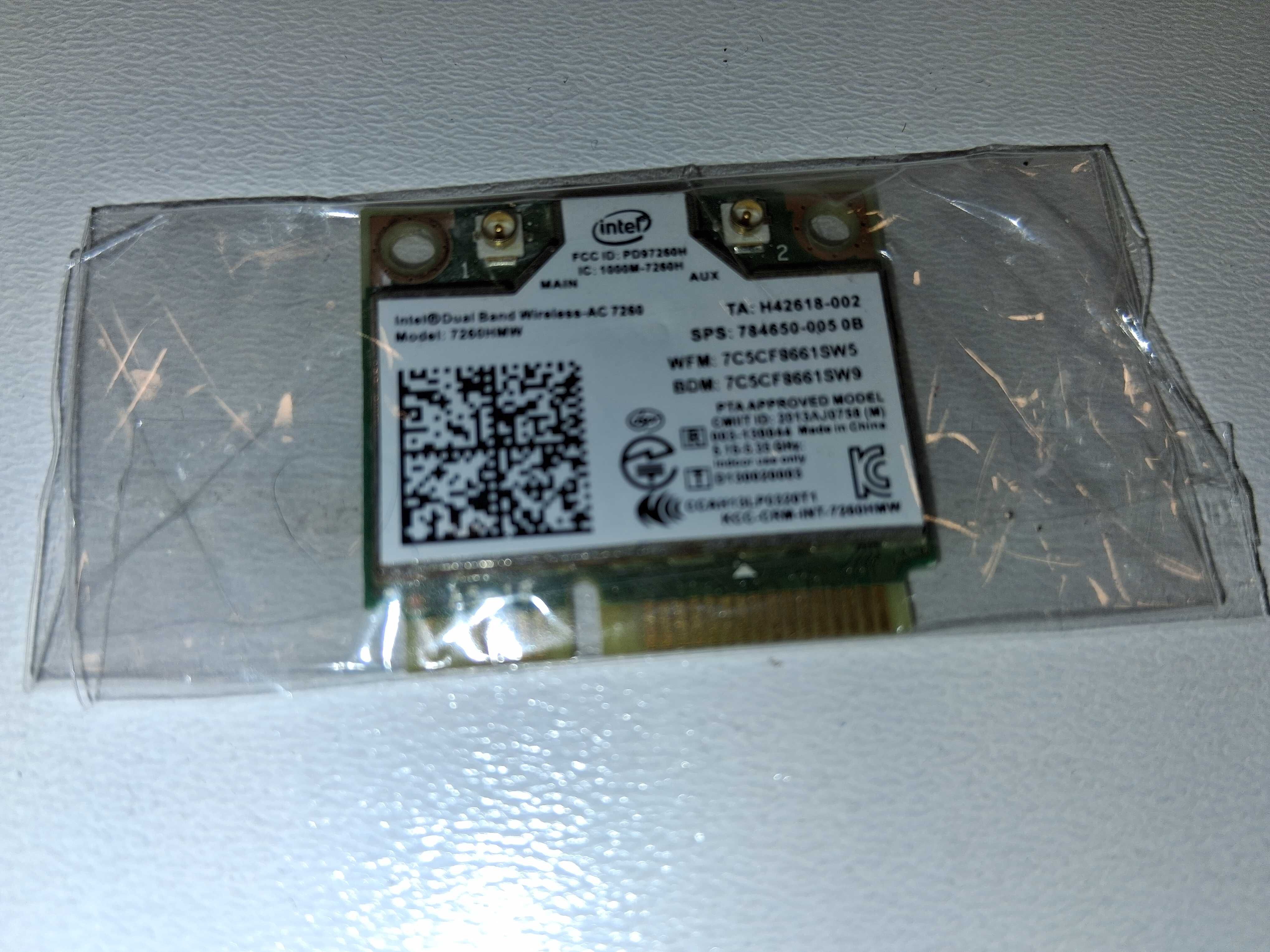 Y176 Karta Sieciowa Intel Dual Band Wireless AC 7260 WiFi Bluetooth