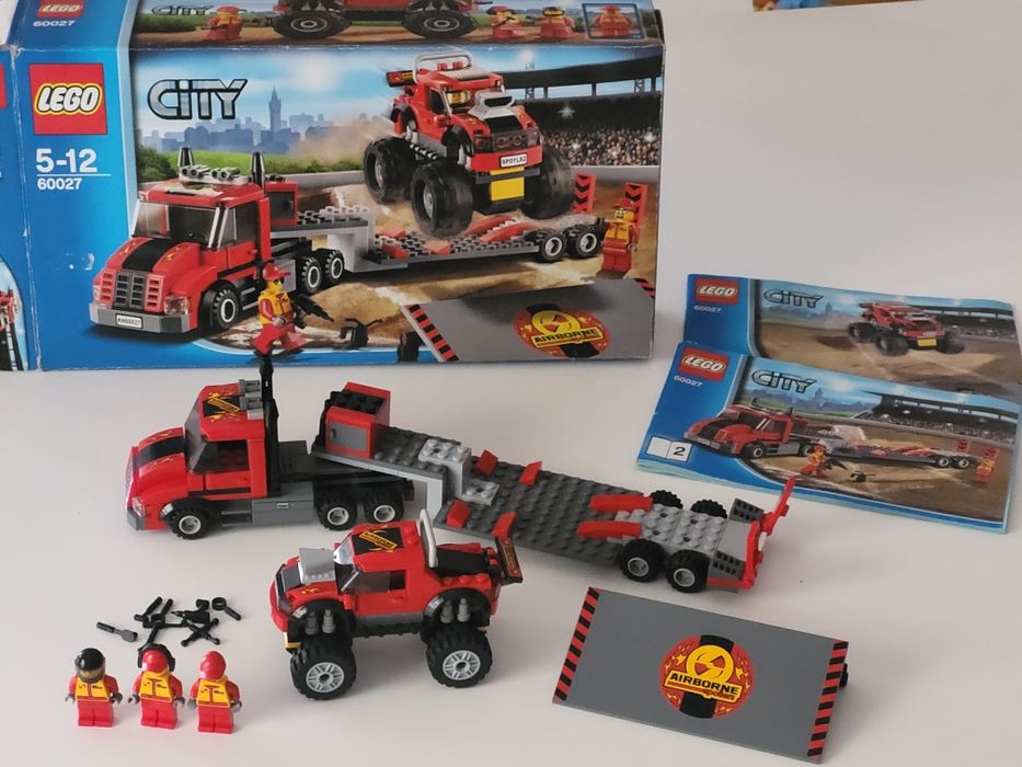 LEGO CITY 60027 MONSTER TRUCK tir kompletny pudełko instrukcja
