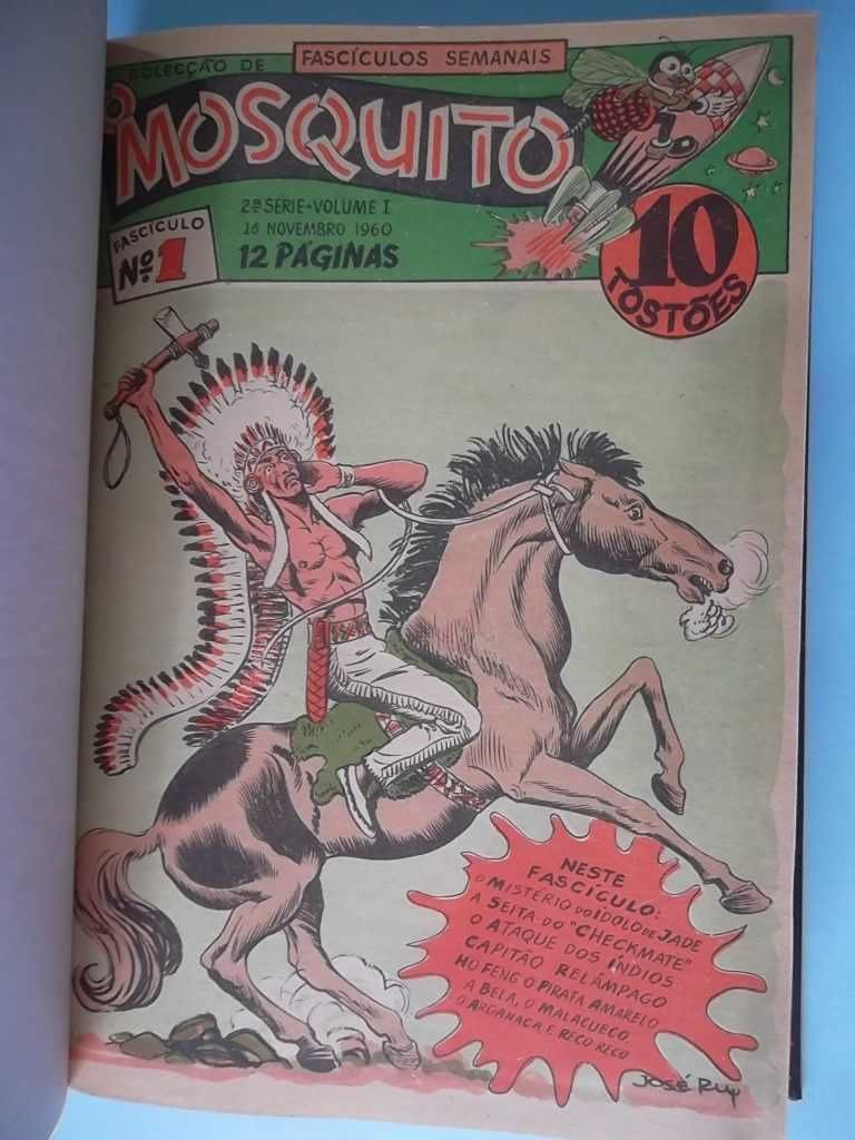"O Mosquito", Volume com as 2ª, 3ª e 4ª séries completas. (1960/75)