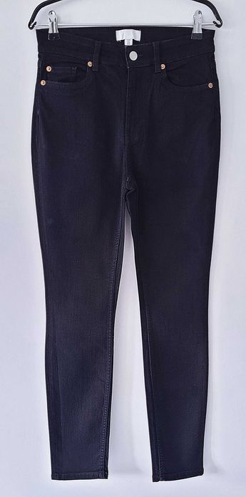 Czarne spodnie jeansowe H&M 40 L