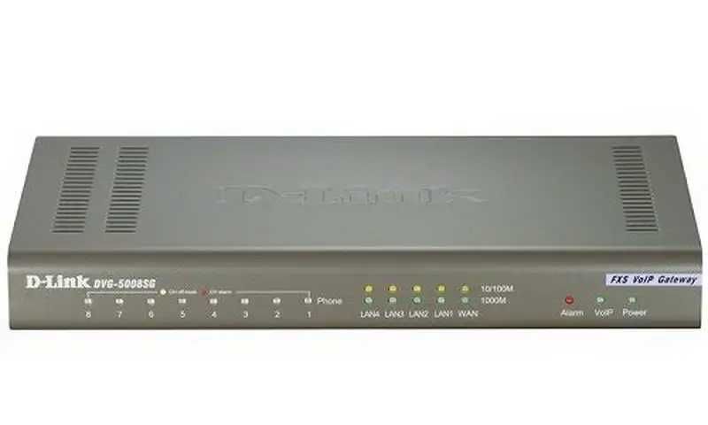 Шлюз VoIP 8хFXS D-link DVG-5008SG