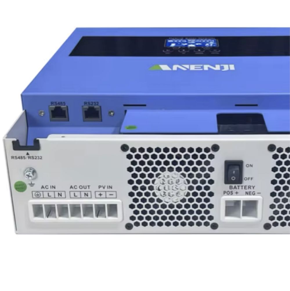 Гібридний сонячний інвертор Anenji ANJ-4000W-24V+wi-fi инвертор