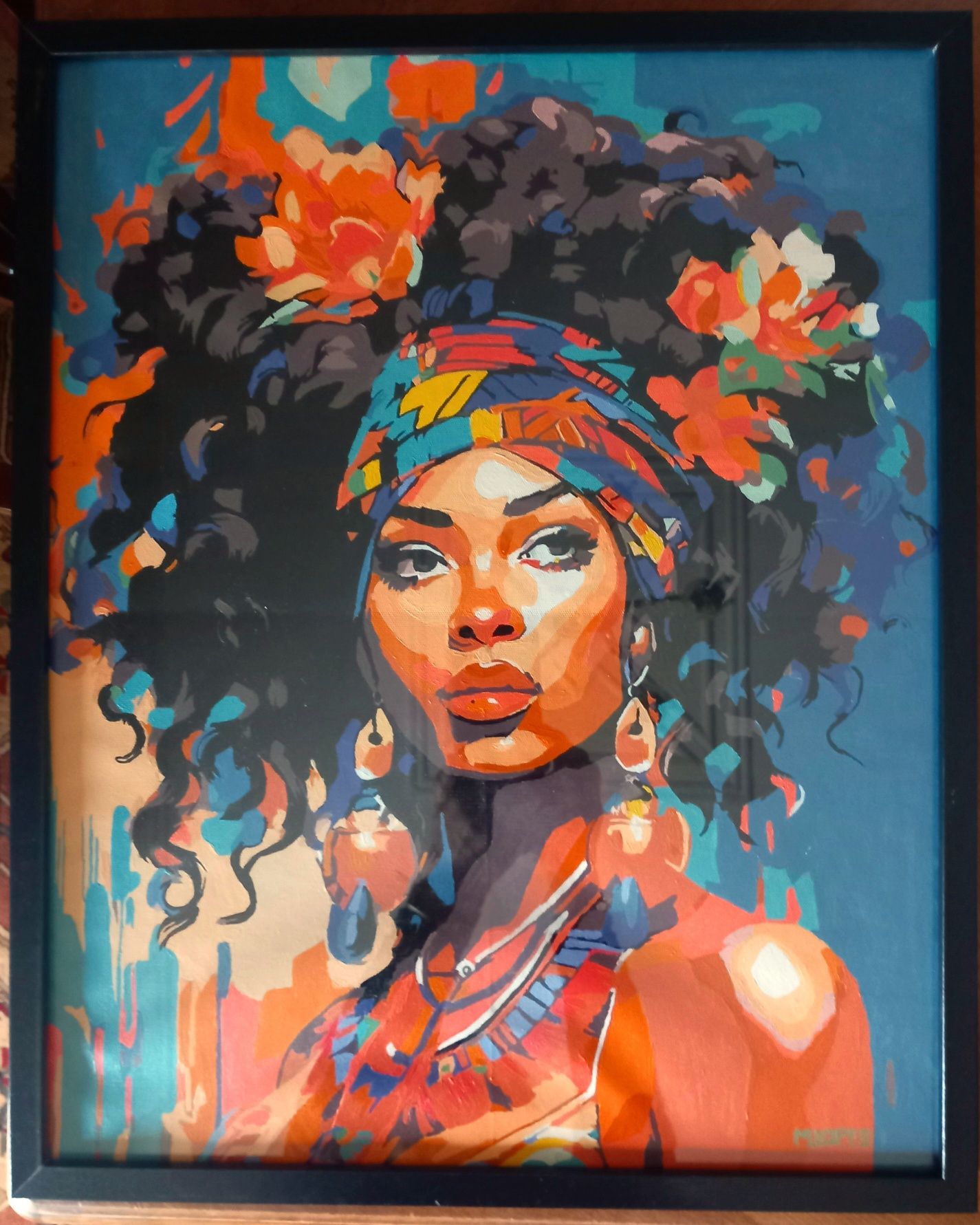 Quadros pintados em acrilico sobre tela