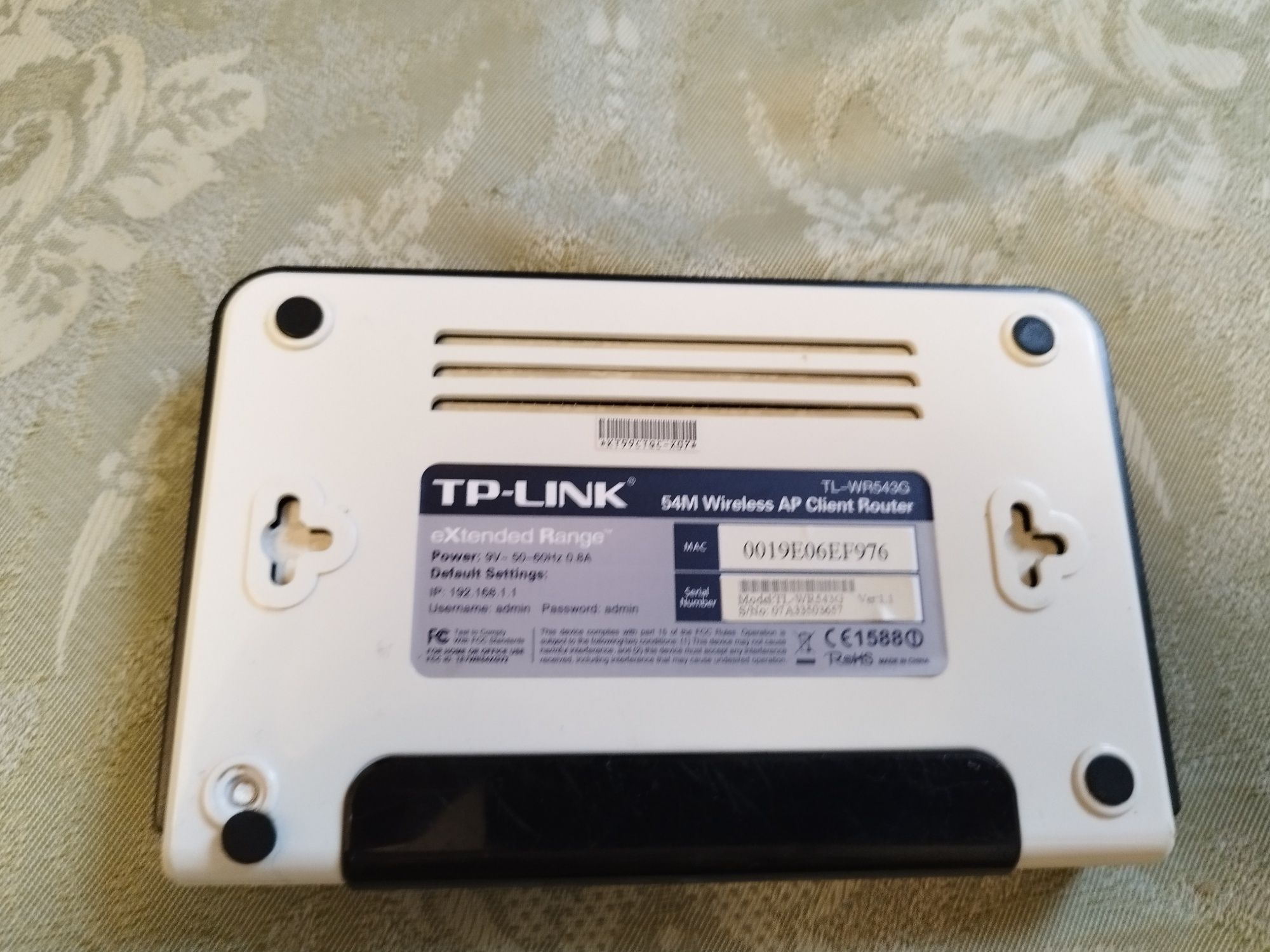 TP-Link TL brak zasilacza