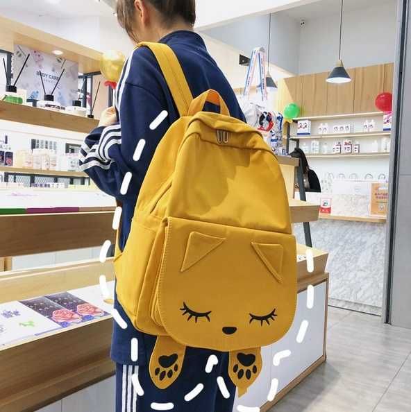 подростковый рюкзак, Городской желтый цвет хороший рюкзак