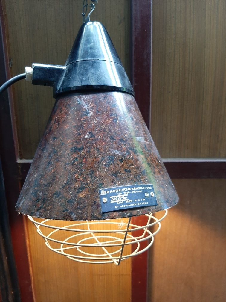 Lampa z bakalitu DDR  wyprzedaż