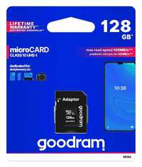 Karta pamięci microSDXC GOODRAM 128GB cl 10 UHS-I + adapter