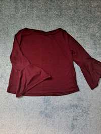 Sweter bluzka z rozkloszowanymi rękawami