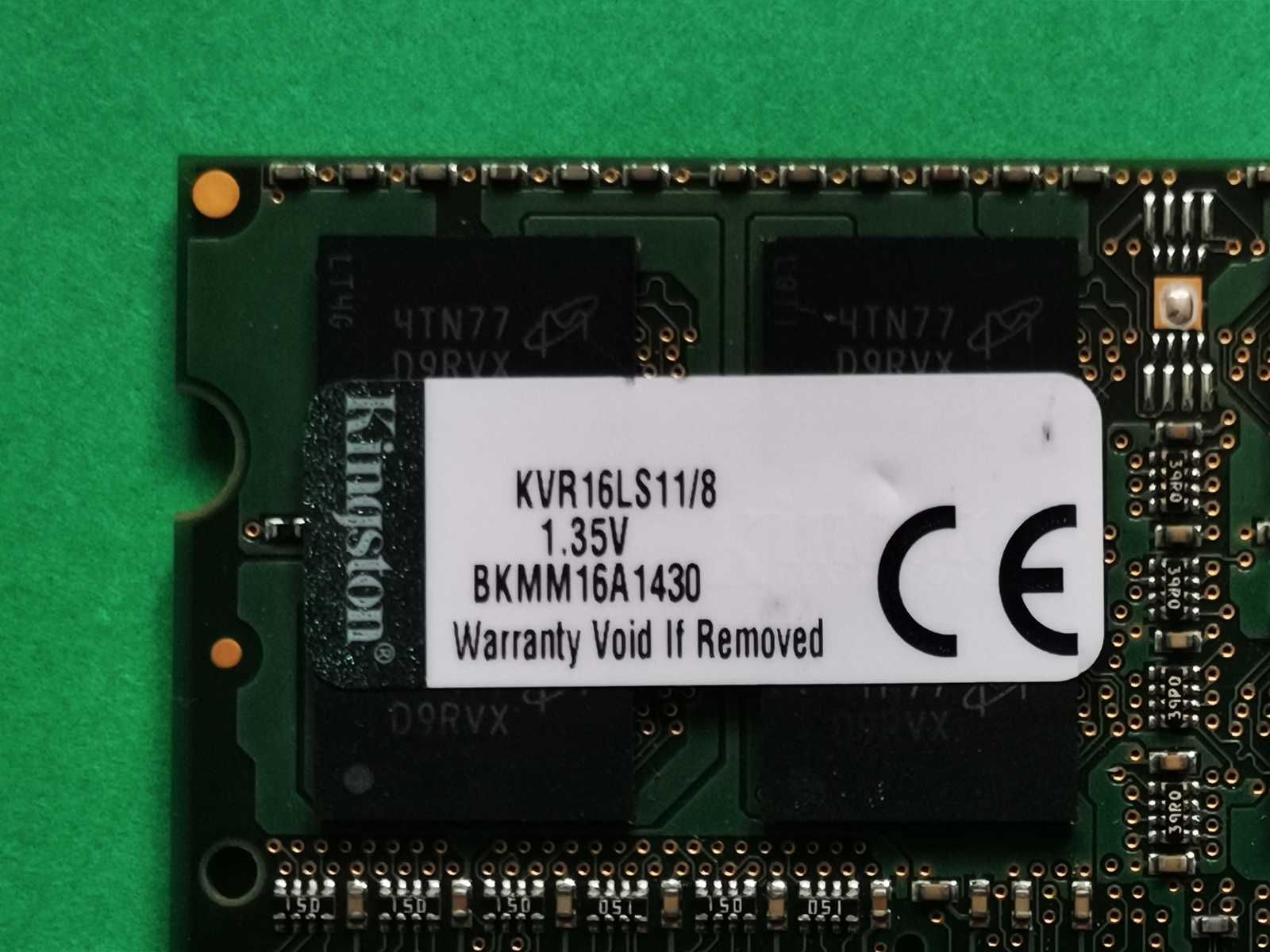 DDR3 8GB KingSton 12800 L