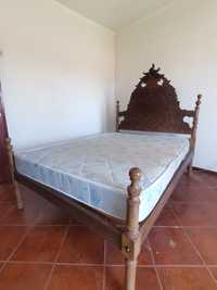 Cama casal madeira