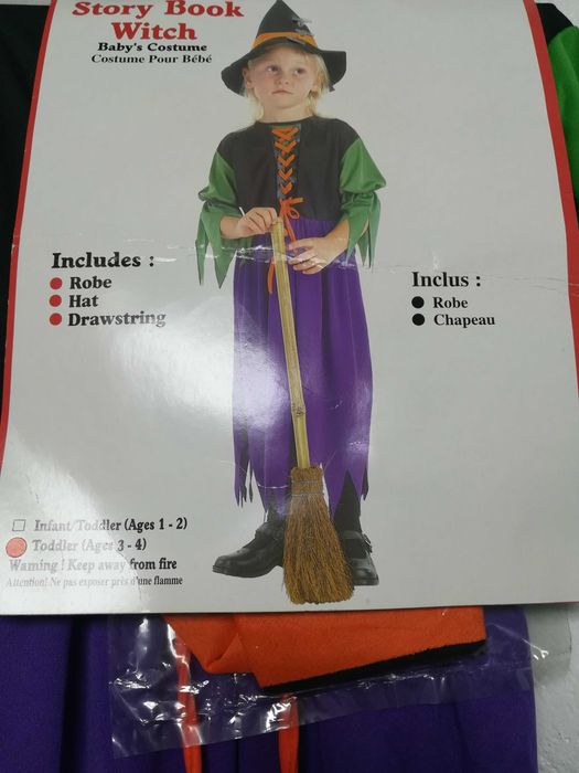 Halloween  - Fato de Bruxinha