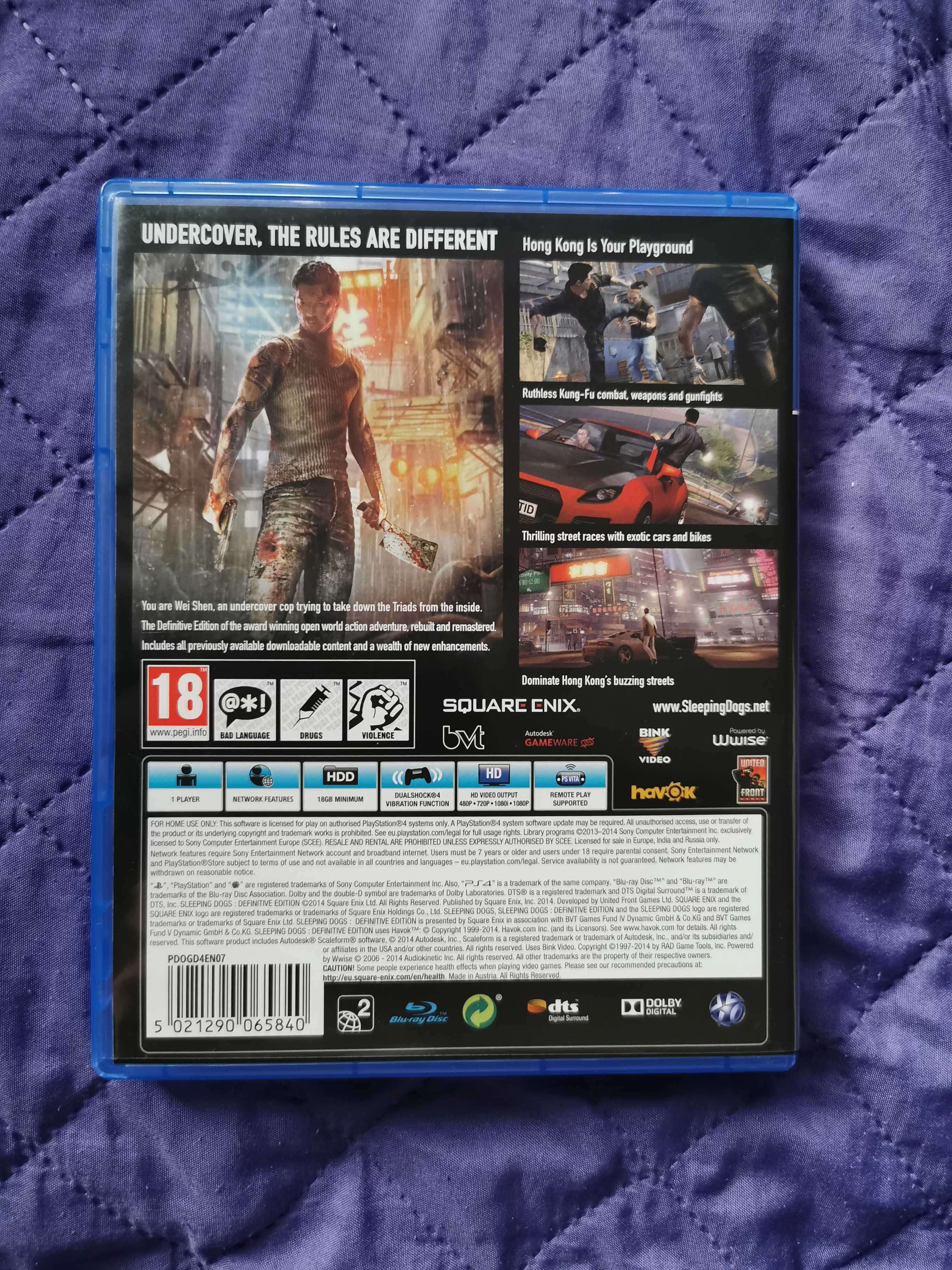 SLEEPING DOGS: Definitive Edition - PL - PS4