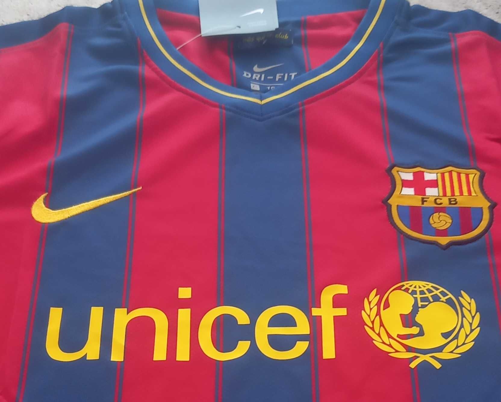 Nowa koszulka FC Barcelona, model retro, 2009/10 #9 Zlatan Ibrahimović