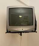 Televisão Samsung e suporte