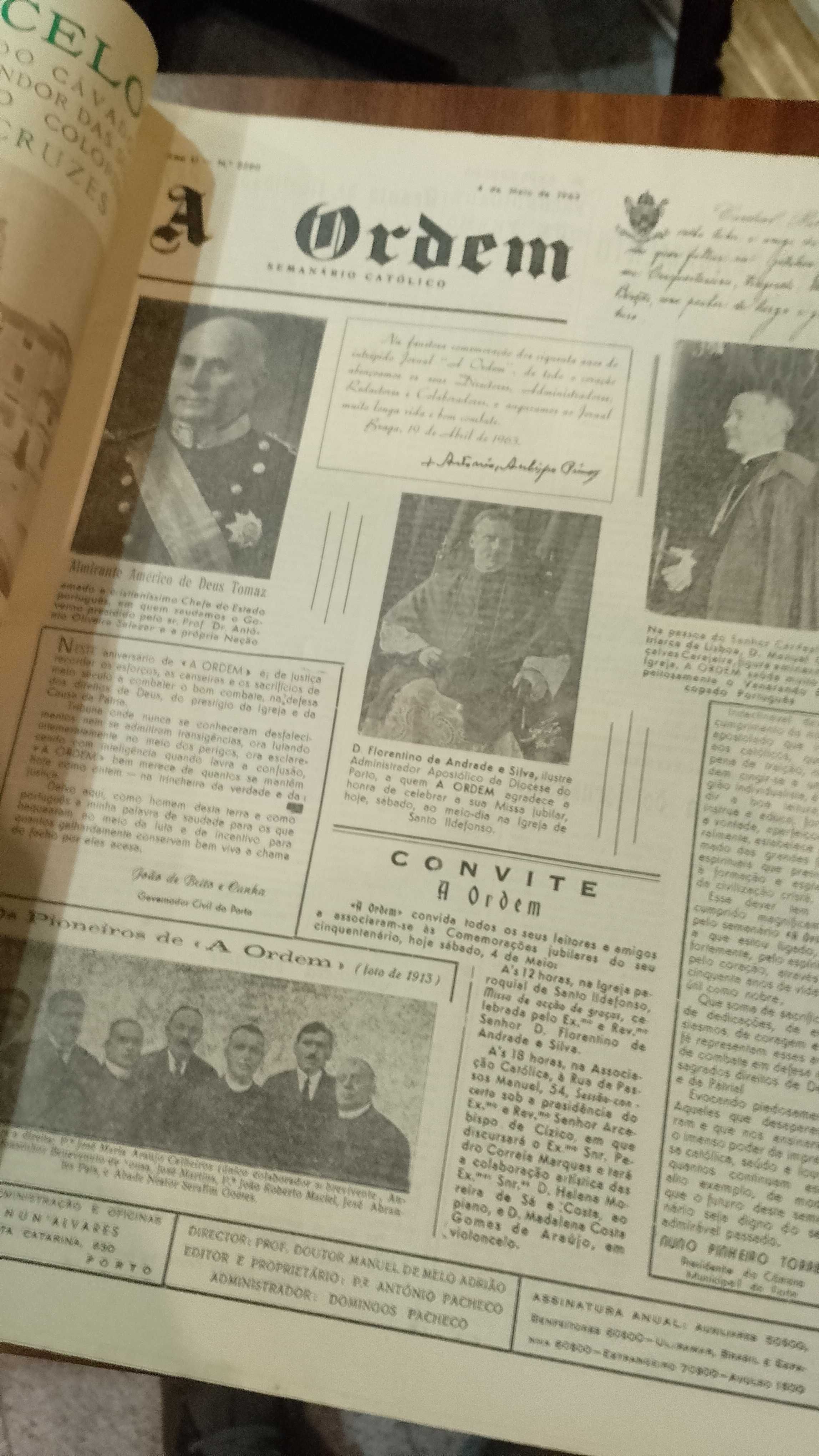 Bodas de Ouro do Jornal A Ordem 1913/1936