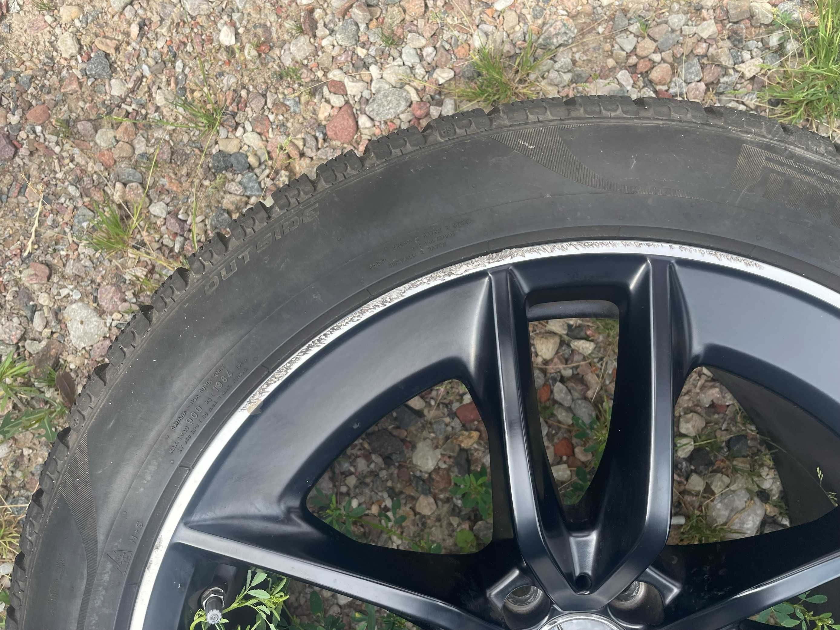 felgi z oponami przód 255/45/19 oraz tył 285/40/19