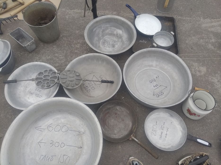 Миски господарські алюмінієві