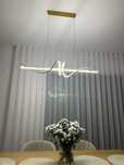 Lampa led złota | 3 kolory