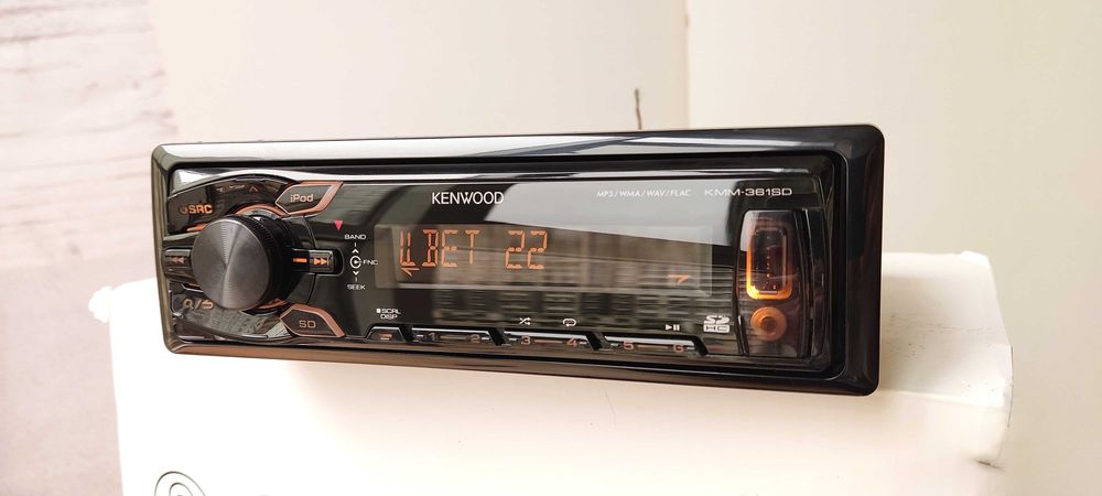 Kenwood KMM-361SD с Bluetooth RGB MOSFET 4x50 магнитола - оригинал!