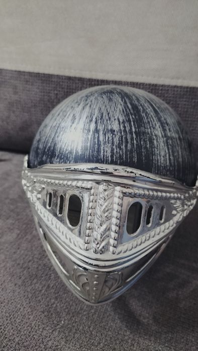 Hełm rycerski z przyłbicą kostium przebranie