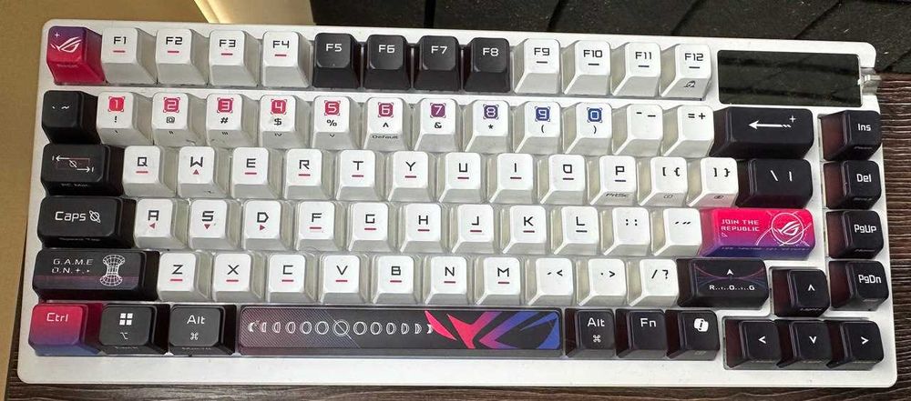 Клавіатура бездротова ігрова Asus ROG Azoth X NX Snow V2 EN PBT Black