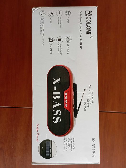 Радіоприймач - колонка COLON RX-BT190S