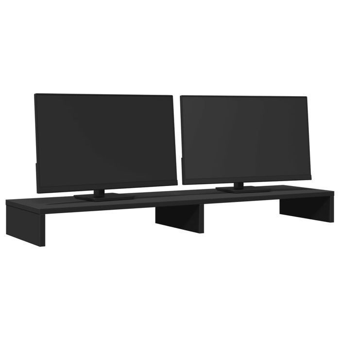 Vidaxl Podstawka Pod Monitor, Czarna, 100X27X10 Cm
