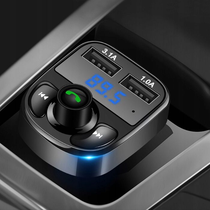 Автомобільний FM модулятор з Bluetooth, CAR X8 BT / ФМ-трансмітер