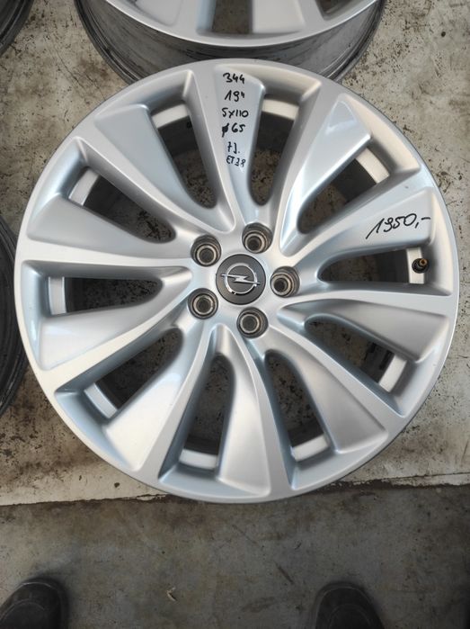 344 Felgi aluminiowe ORYGINAŁ OPEL R 19 5x108 Bardzo Ładne