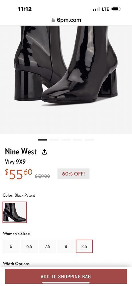 Ботільйони Nine West