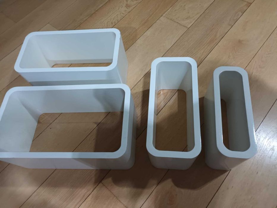 Półki białe 4 szt.