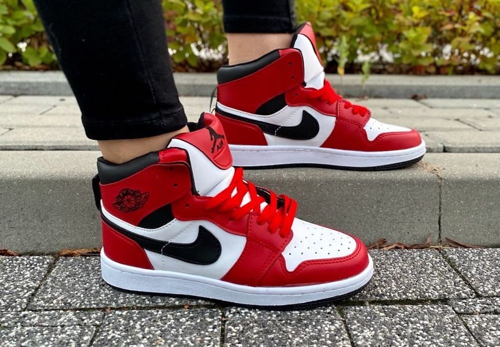 Nike Air Jordan. Rozmiar 40. Czerwone z białym. PREMIUM. KUP TERAZ!