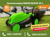 Газонокосилка BOSCH BLM32 косарка Косилка 2000Вт 35л Бош коса Германия