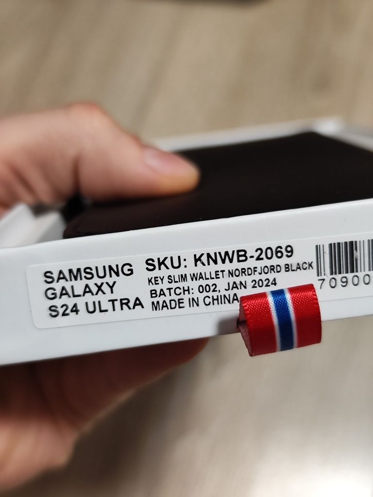 Кожаный чехол Samsung S24 Ultra