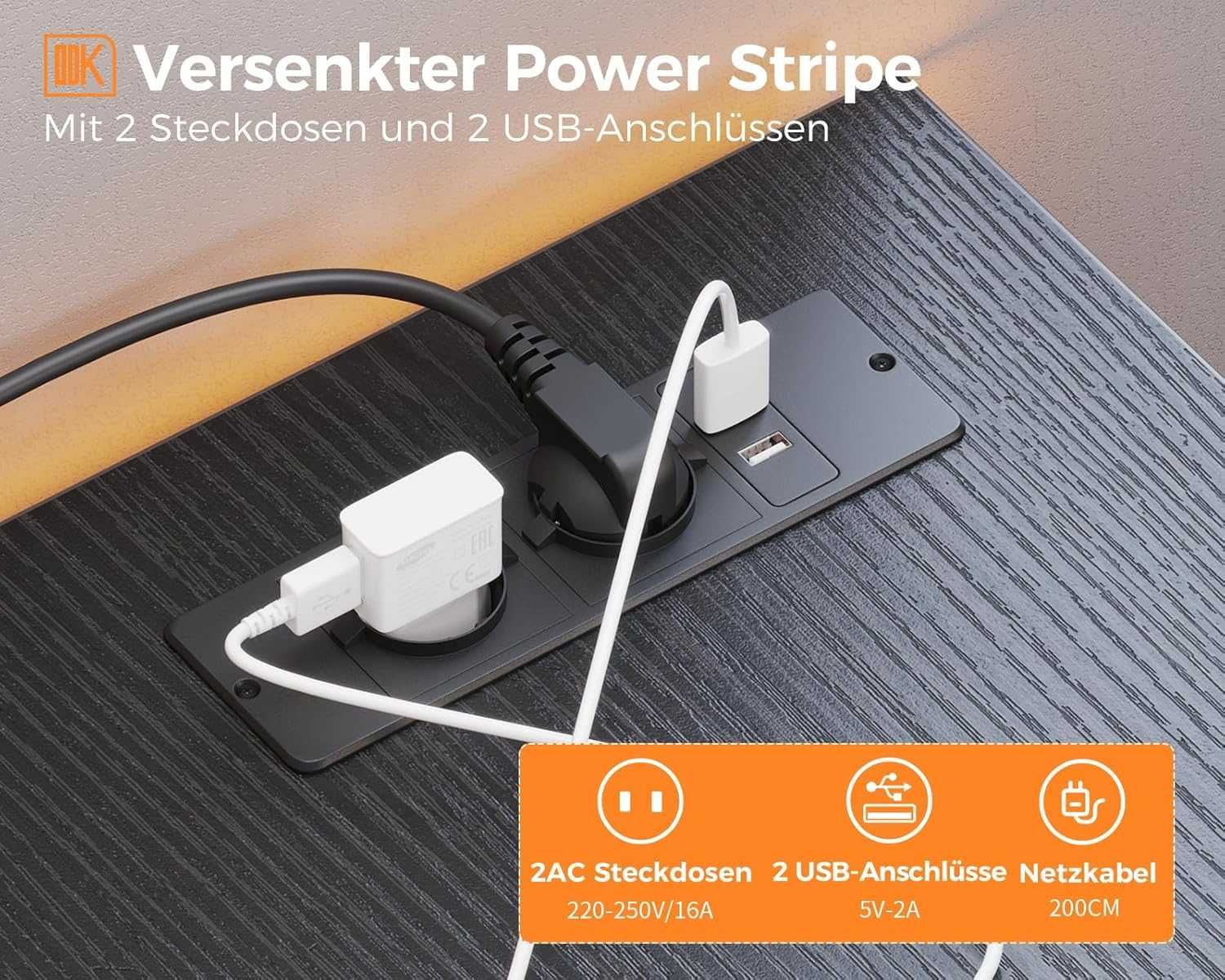 Nowe biurko komputerowe / blat / stół / port USB / ODK !9569!