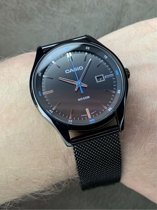 Годинник чоловічий Casio MTP-E710MB-1A Оригінал Гарантія Часы мужские