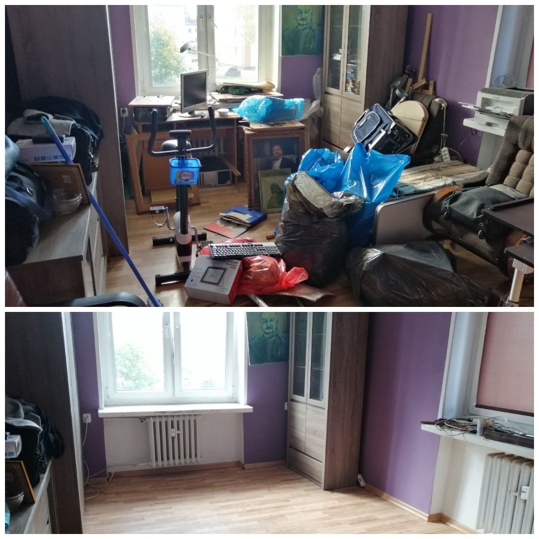 Wywóz odpadów mebli likwidacja mieszkań biur sprzątanie piwnic działek