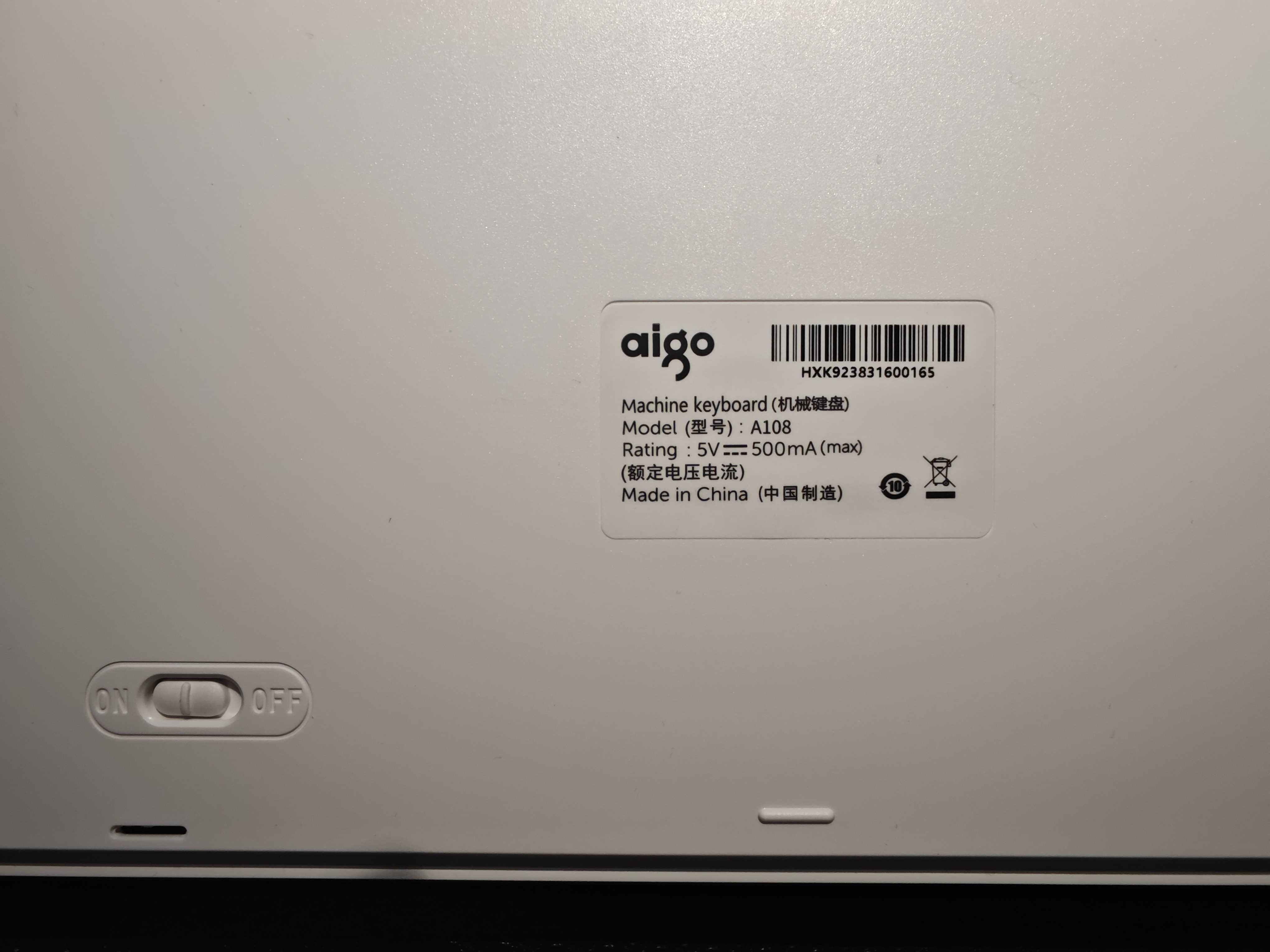 Klawiatura mechaniczna Aigo