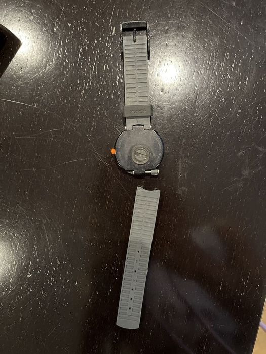 Relógio Flik Flak cinzento azul e branco swatch criança