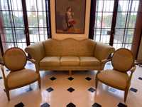 Designer sofa Donghia by John Hutton with 2 armchairs