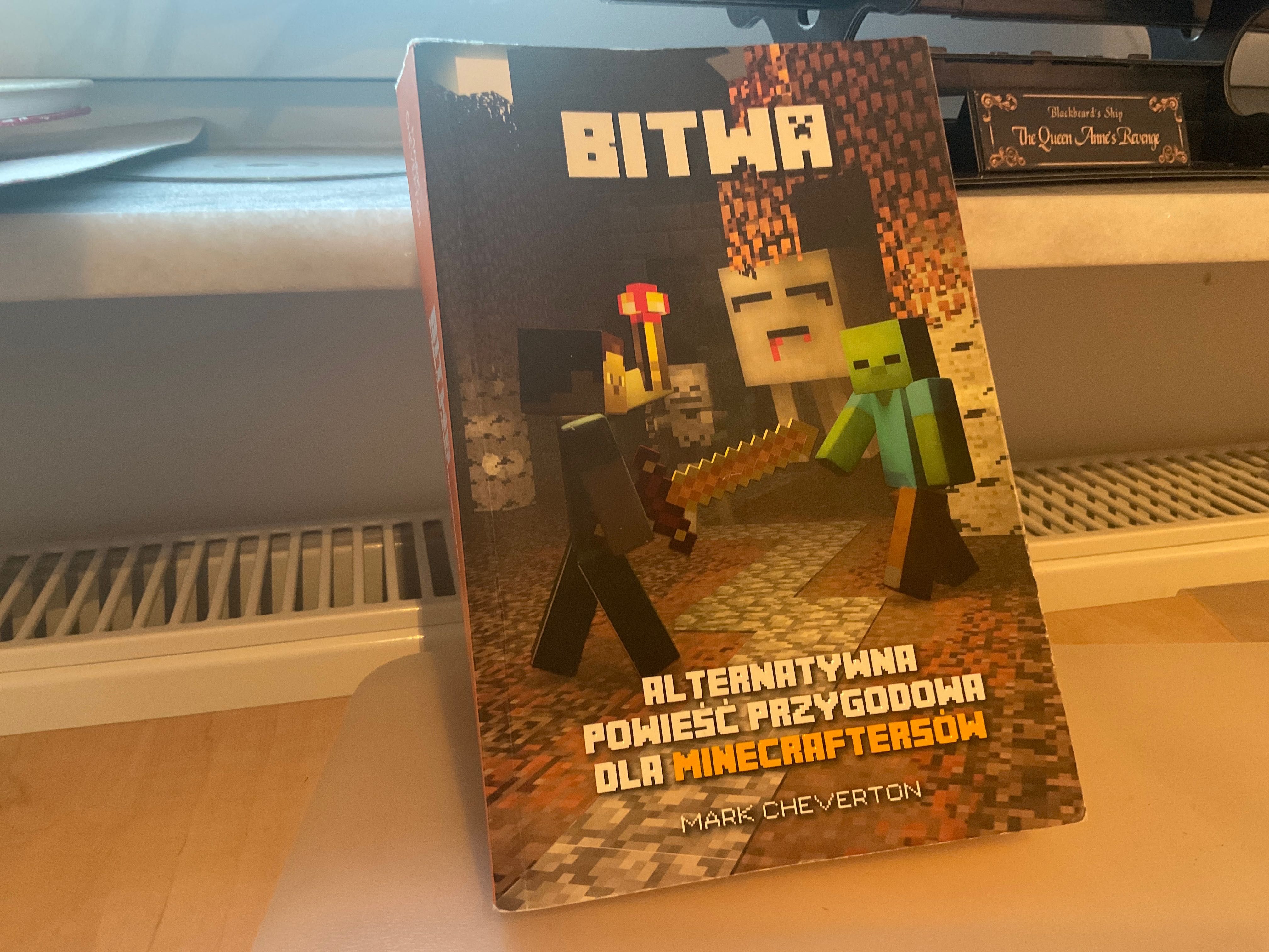 Książka dla dzieci Minecraft Bitwa.