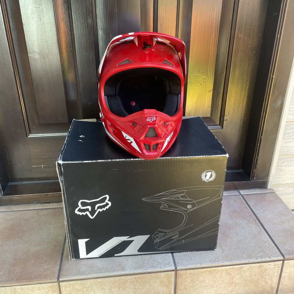 Kask fox v1 cross enduro S airoh oneal