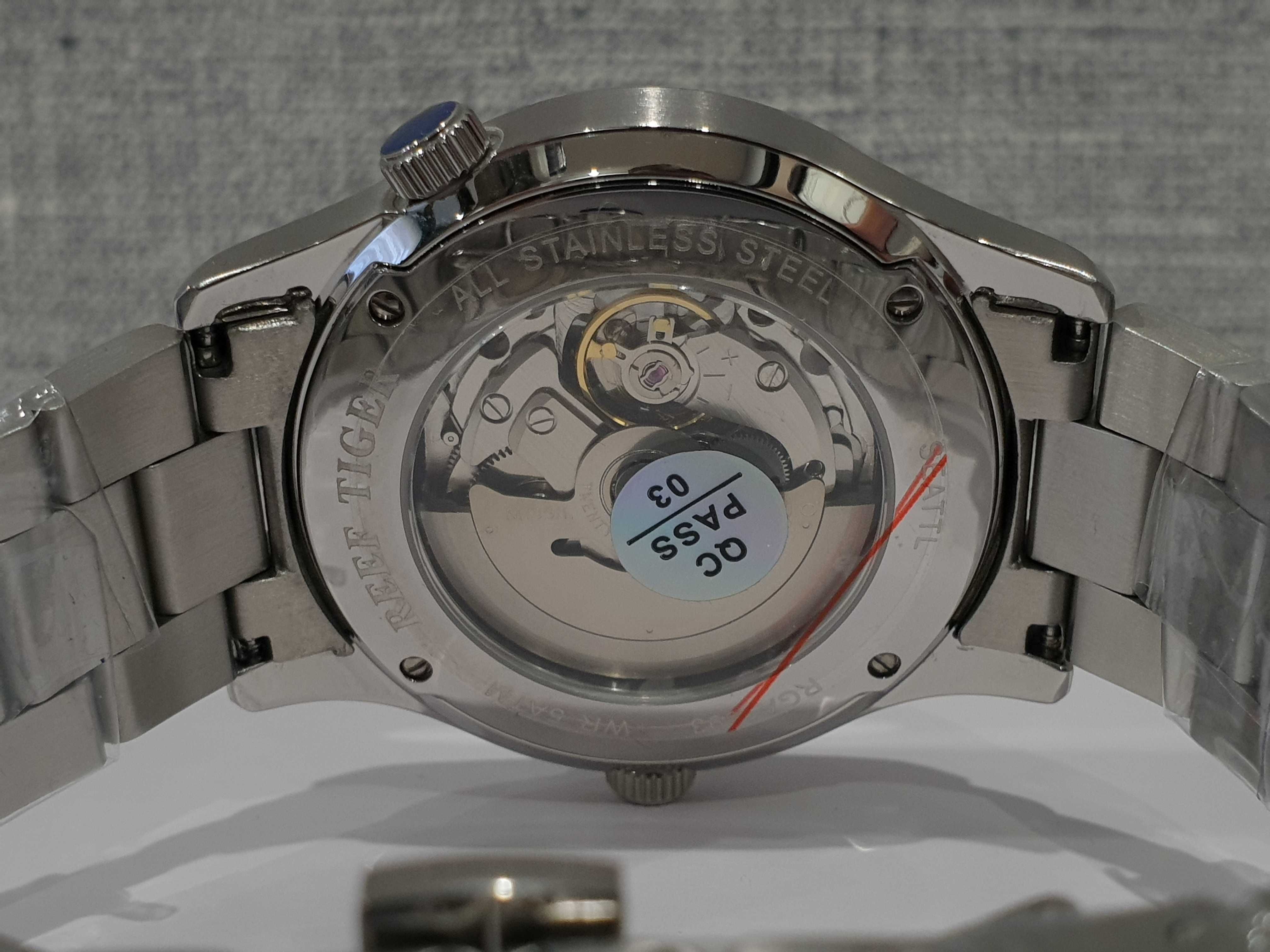 Мужские часы Reef Tiger RGA1693 Automatic Sapphire 43mm