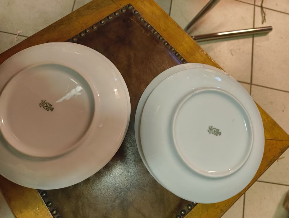 Talerze obiadowe wzór cebulowy