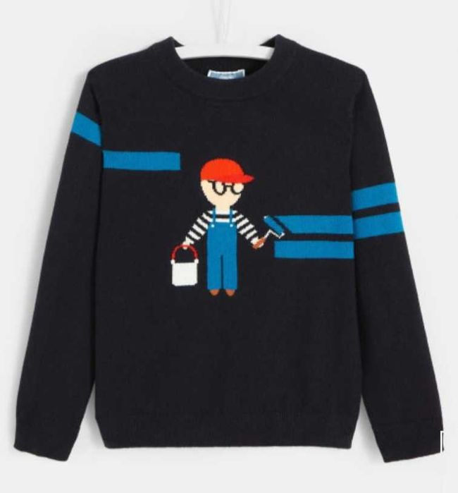 JACADI sweter dla chłopca, rozm. 128